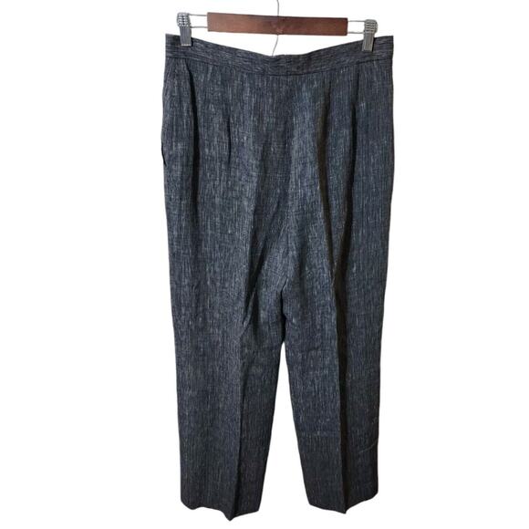 MaxMara Linen Straight Leg Pants - Picture 7 of 11